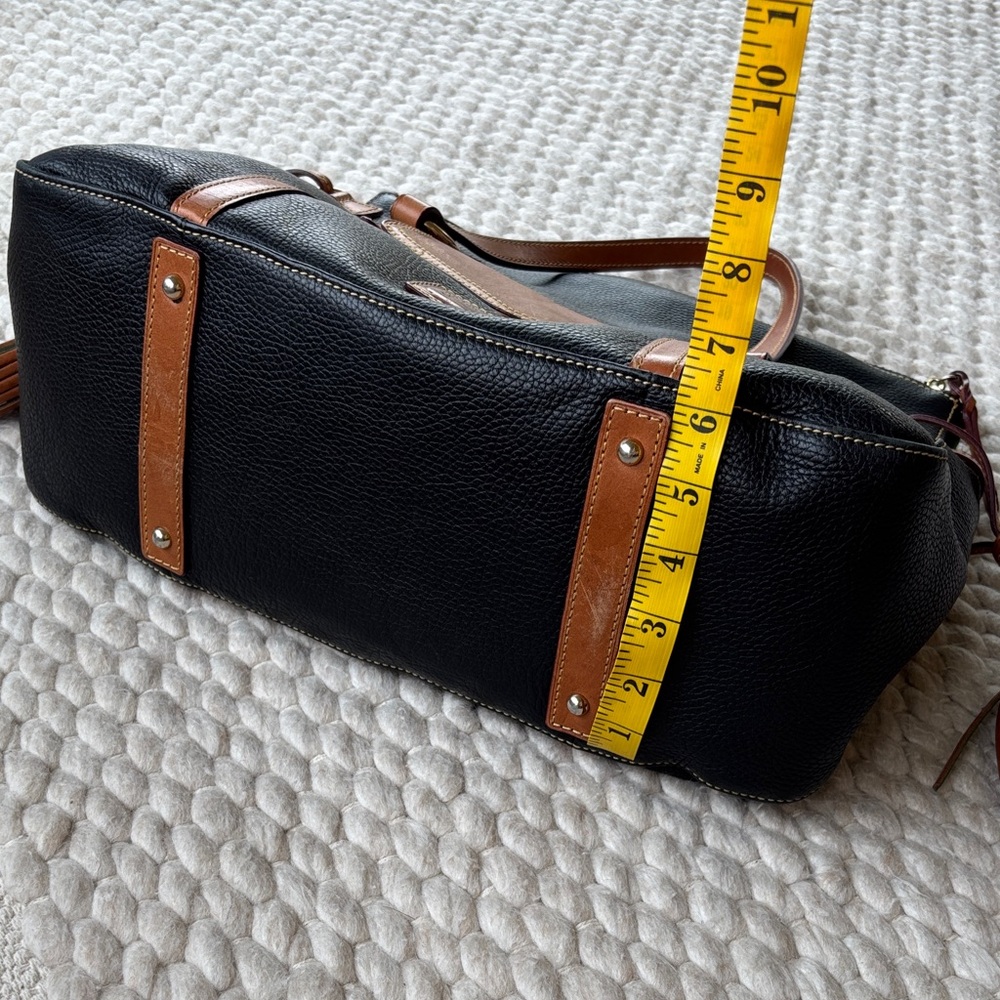 Dooney & Bourke Florentine Leather "The Smith" Satchel - Picture 2 of 9